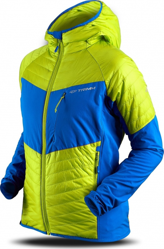 Dámská zimní bunda TRIMM Zena zelená Barva: lime green/jeans blue, Velikost: S