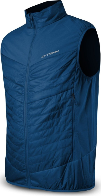 Pánská lehká vesta TRIMM Zen Vest modrá Barva: dark lagoon, Velikost: 3XL