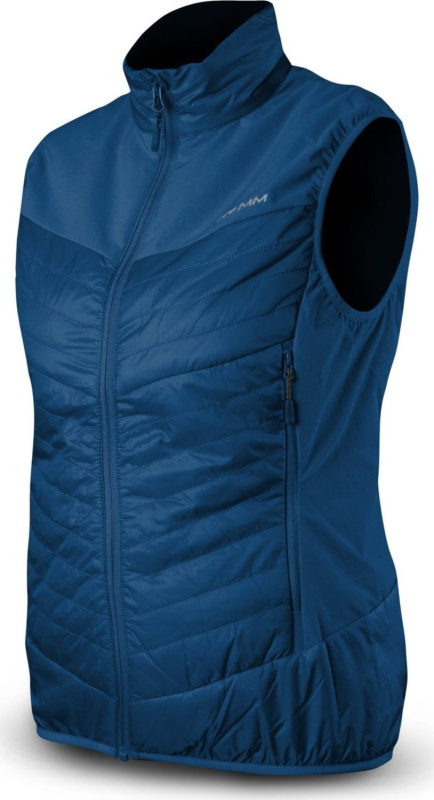 Dámská lehká vesta TRIMM Zena Vest modrá Barva: dark lagoon, Velikost: XS