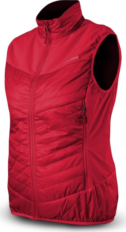Dámská lehká vesta TRIMM Zena Vest červená Barva: red, Velikost: M