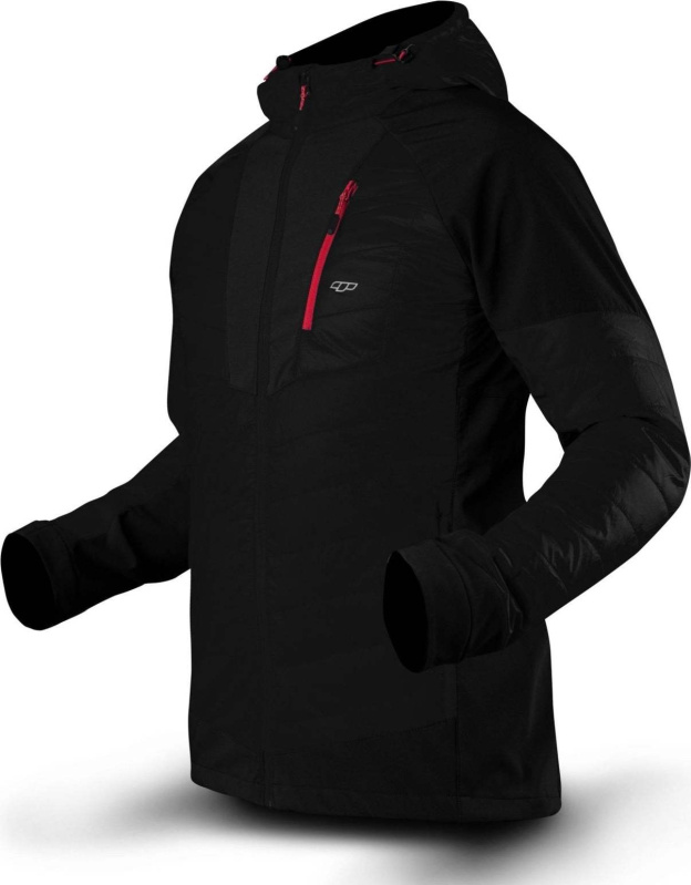 Pánská hybridní bunda TRIMM Marol černá Barva: grafit black, Velikost: XXL