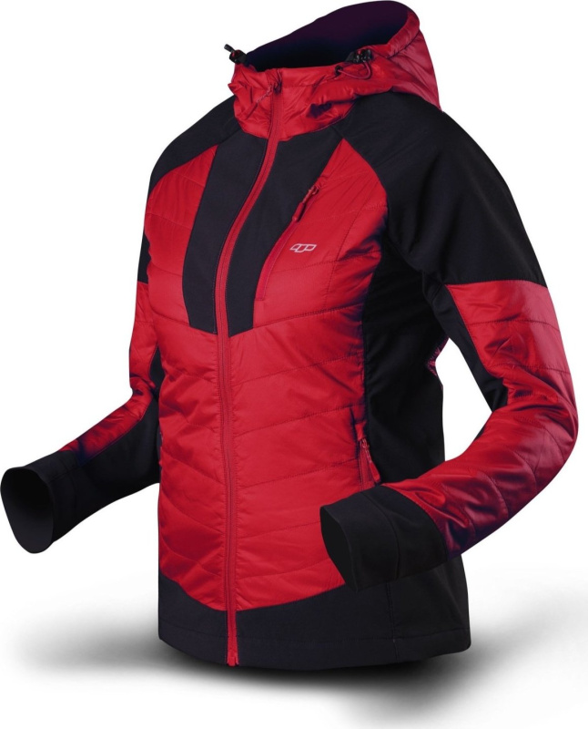 Dámská hybridní bunda TRIMM Marola červená Barva: red, Velikost: XL
