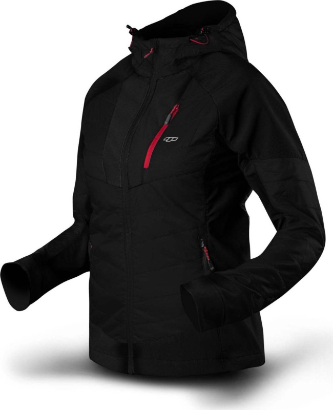 Dámská hybridní bunda TRIMM Marola černá Barva: grafit black, Velikost: L