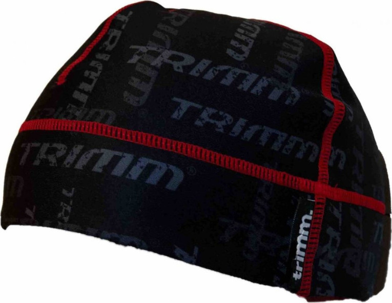 Lehká elastická čepice TRIMM SPORTY black/ red Barva: black/ red, Velikost: UNI