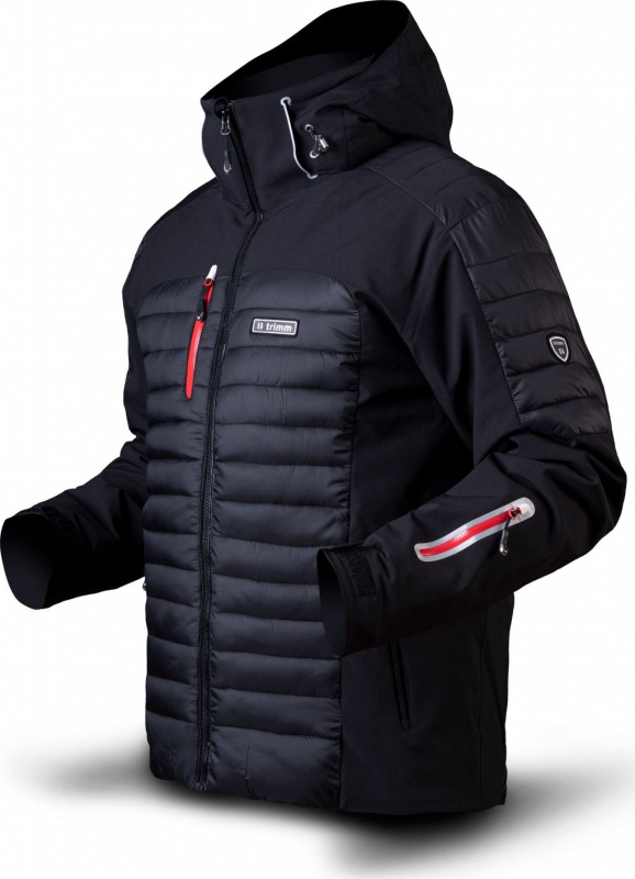 Pánská lyžařská bunda TRIMM Slider černá Barva: black, Velikost: XL