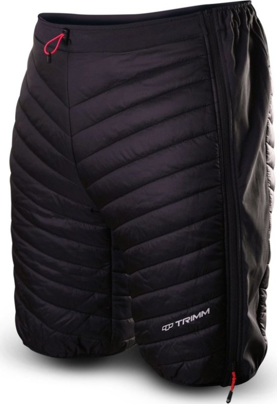 Pánské zateplené kraťasy TRIMM Rondo Short černé Barva: grafit black, Velikost: L