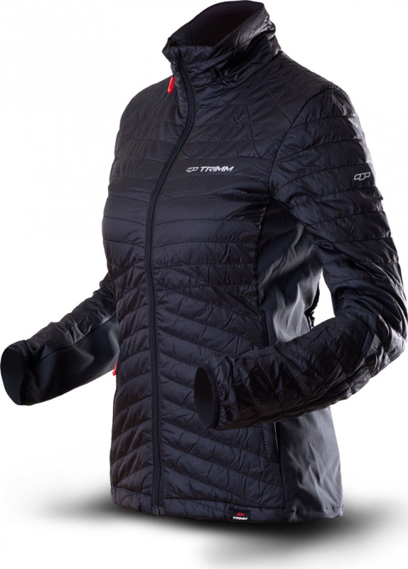 Dámská bunda TRIMM Adiga černá Barva: grafit black/ black, Velikost: S