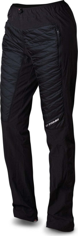 Dámské hybridní kalhoty TRIMM Zena Pants černé Barva: grafit black/ black, Velikost: XXL
