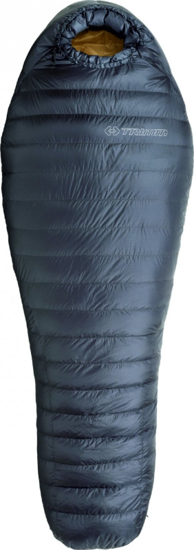 Spacák TRIMM Peak 250 šedý 195P šedý Barva: grey, Velikost: 195 cm, Orientace zipu: Pravý