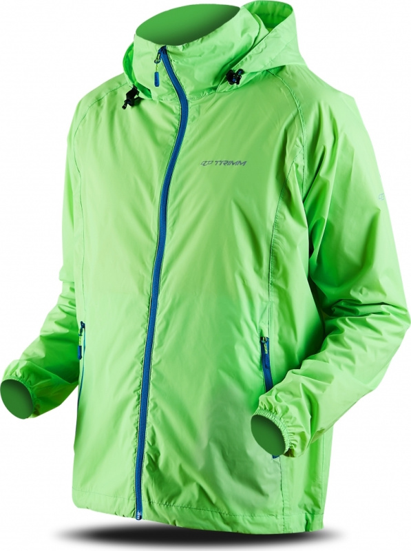 Pánská outdoorová bunda TRIMM Mark zelená Barva: signal green, Velikost: S