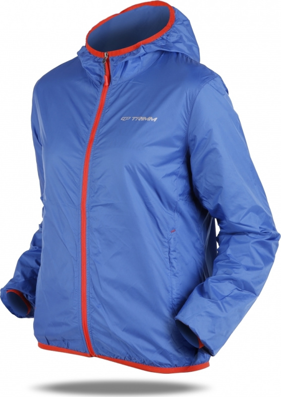 Dámská ultralehká bunda TRIMM Techno Lady modrá Barva: jeans blue/ orange, Velikost: M