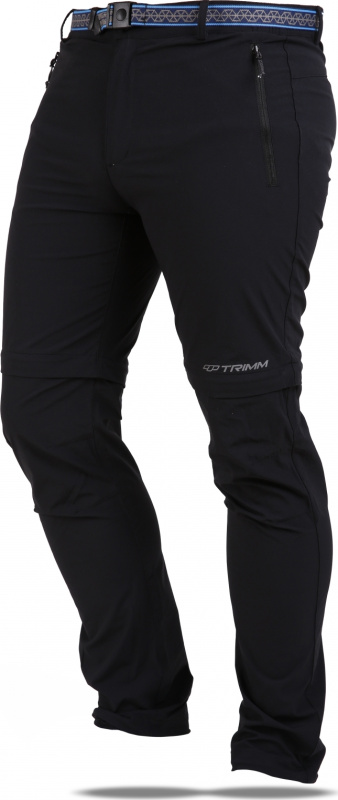 Pánské outdoorové kalhoty TRIMM Timero 2v1 černé Barva: grafit black, Velikost: M