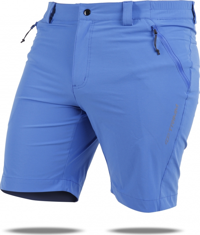 Pánské outdoorové šortky TRIMM Tracky modré Barva: jeans blue, Velikost: XXL