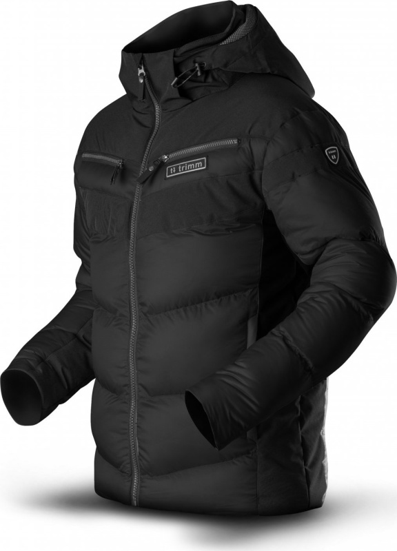 Pánská lyžařská bunda TRIMM Ecco Black Barva: black/ black, Velikost: S