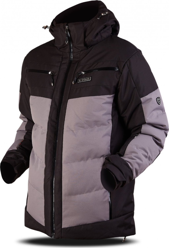 Pánská lyžařská bunda TRIMM Vario šedá/černá Barva: grey/ black, Velikost: 3XL