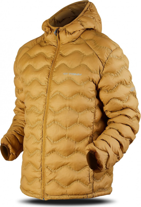 Pánská zimní bunda TRIMM Trock zlatá Barva: golden/ light grey, Velikost: XL