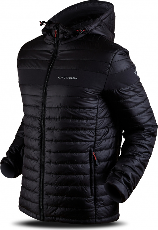 Pánská prošívaná bunda TRIMM Credit černá Barva: black/ black, Velikost: XL