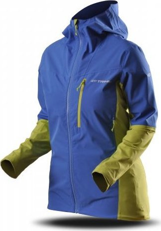 Dámská nepromokavá bunda TRIMM Orada jeans blue/lime green/lime green Barva: jeans blue/lime green/lime green, Velikost: M