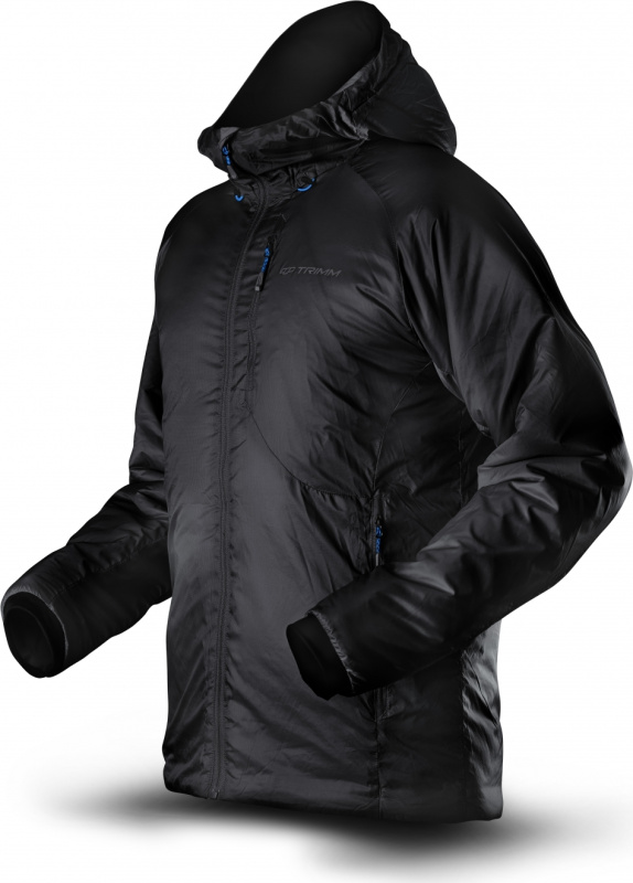 Pánská outdoorová bunda TRIMM Paco černá Barva: grafit black/ black, Velikost: M