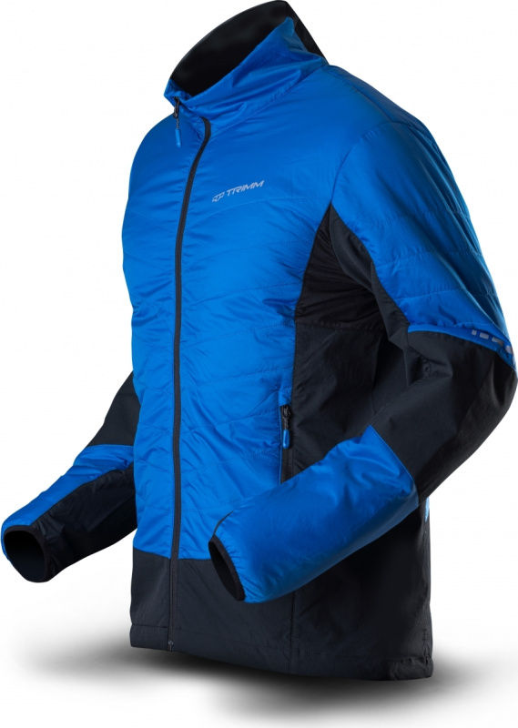 Pánská sportovní bunda TRIMM Zenon modrá Barva: jeans blue/grafit black, Velikost: XXL