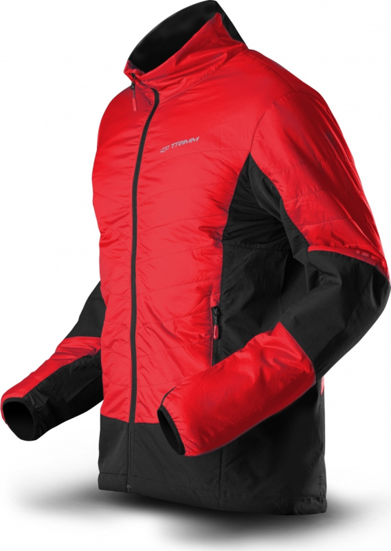 Pánská sportovní bunda TRIMM Zenon červená Barva: red/ grafit black, Velikost: XL