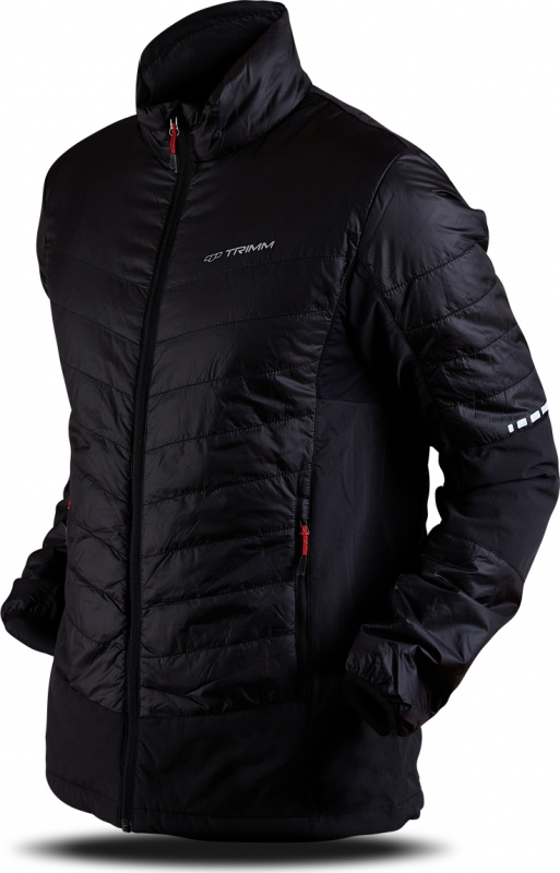 Pánská sportovní bunda TRIMM Zenon černá Barva: black/ grafit black, Velikost: XL