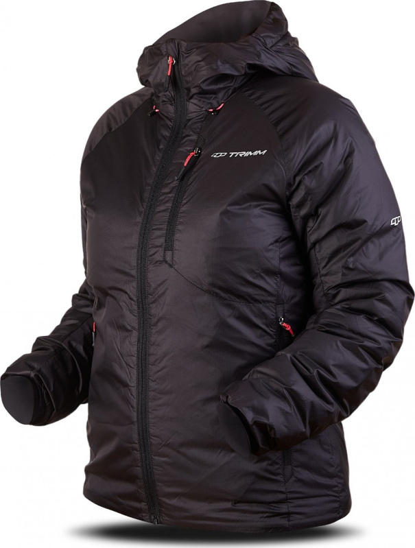 Dámská outdoorová bunda TRIMM Paco Lady černá Barva: grafit black/ black, Velikost: XXL