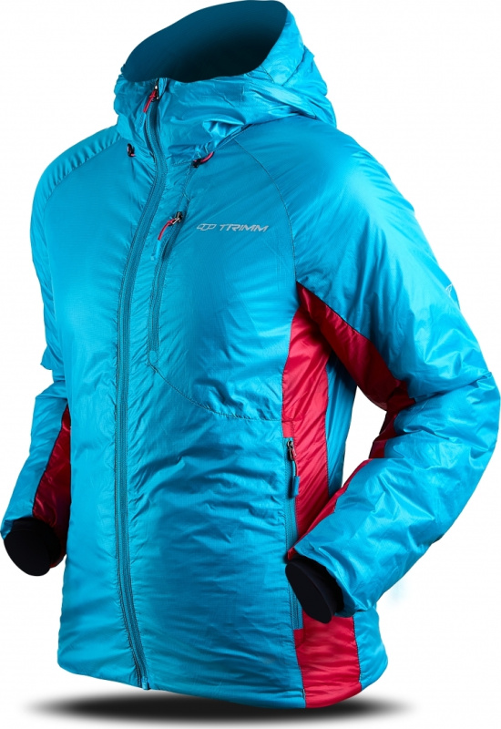 Dámská outdoorová bunda TRIMM Paco Lady modrá Barva: azure/pinky, Velikost: XS