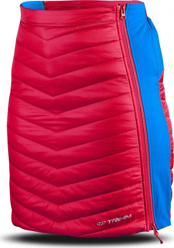 Dámská zateplená sukně TRIMM Ronda růžová/modrá Barva: pinky/jeans blue, Velikost: XXL