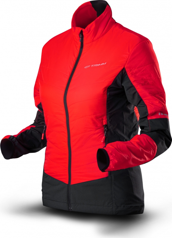 Dámská sportovní bunda TRIMM Zenona červená Barva: red/ grafit black, Velikost: XXL