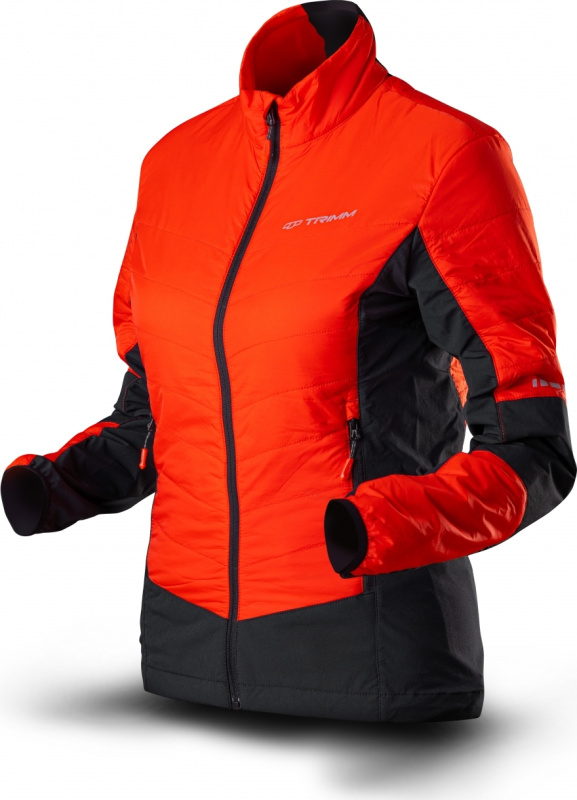 Dámská sportovní bunda TRIMM Zenona oranžová Barva: orange/grafit black, Velikost: M