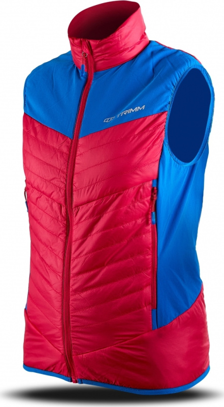 Dámská lehká vesta TRIMM Zena Vest růžová Barva: pinky/jeans blue, Velikost: L