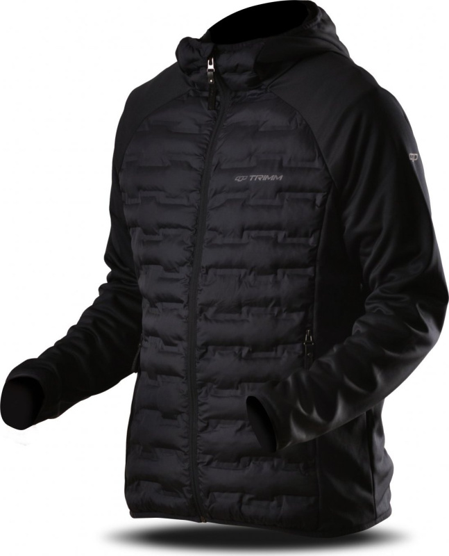 Pánská multifunkční bunda TRIMM Ervi grafit black/black Barva: grafit black/ black, Velikost: M