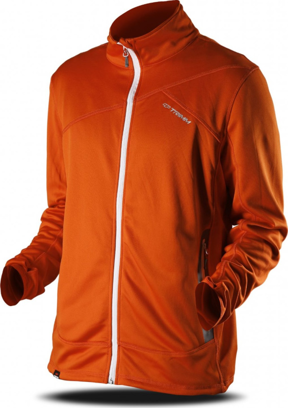 Pánská mikina TRIMM Echo oranžová Barva: orange, Velikost: M
