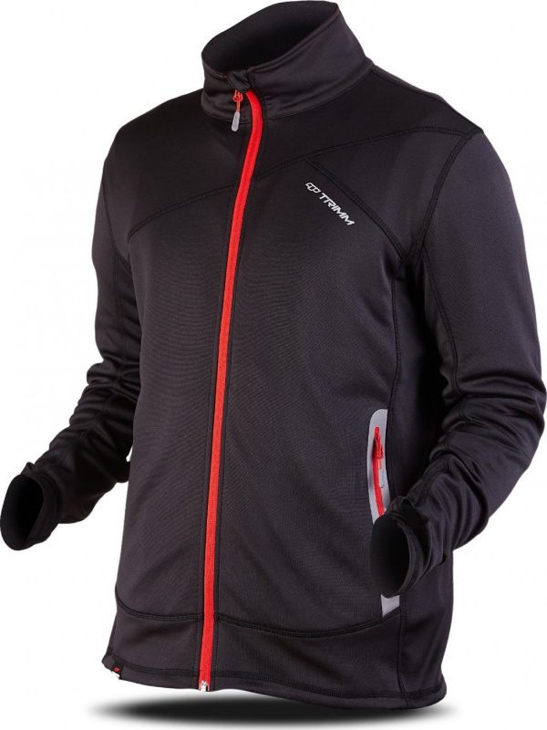 Pánská mikina TRIMM Echo černá Barva: black, Velikost: XL