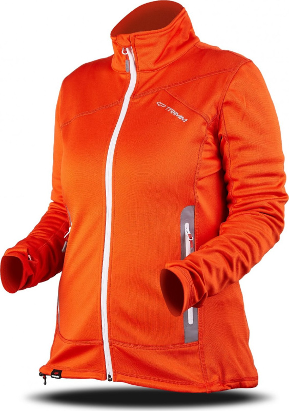 Dámská mikina TRIMM Echo Lady oranžová Barva: orange, Velikost: XS