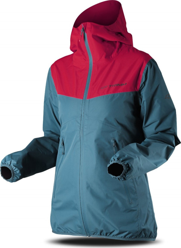 Dámská lehká bunda TRIMM Exped Lady šedá/růžová Barva: dark lagoon/ pinky, Velikost: XXL