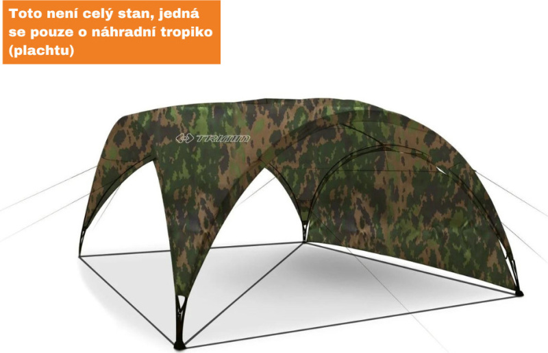 Plachta ke stanu TRIMM Party Camo M05 zelená Barva: camo M05, Velikost: UNI