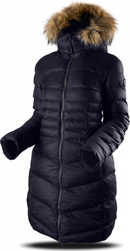 Dámský zimní kabát TRIMM Dora dark navy Barva: dark navy, Velikost: XS
