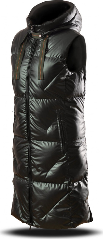 Dámská zimní vesta TRIMM Peggy deep khaki Barva: deep khaki, Velikost: XXL