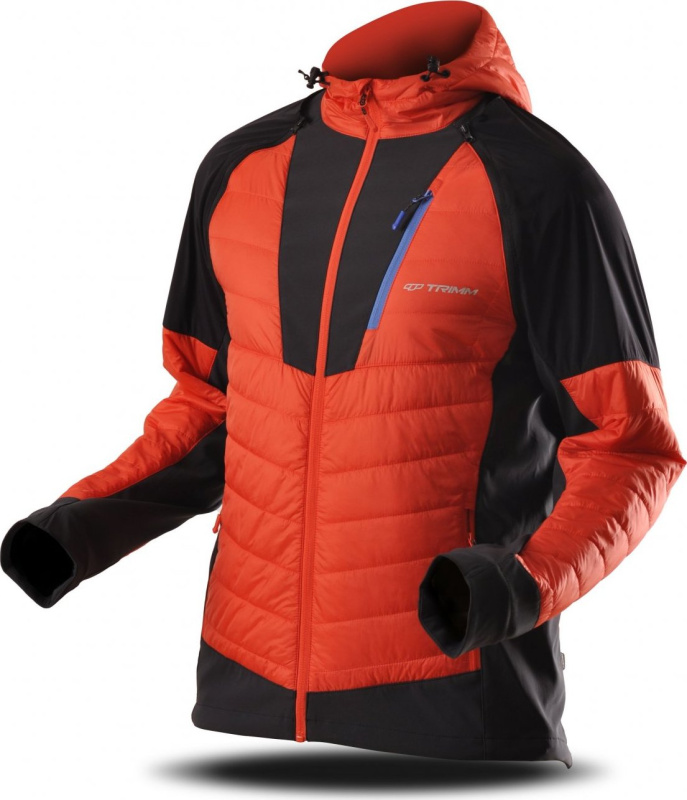 Pánská lehká bunda TRIMM Contre orange/grafit black Barva: orange/ grafit black, Velikost: 3XL