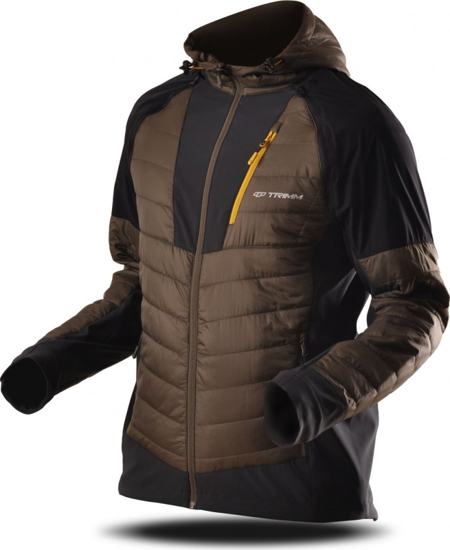 Pánská lehká bunda TRIMM Contre khaki/grafit black Barva: khaki/ grafit black, Velikost: S