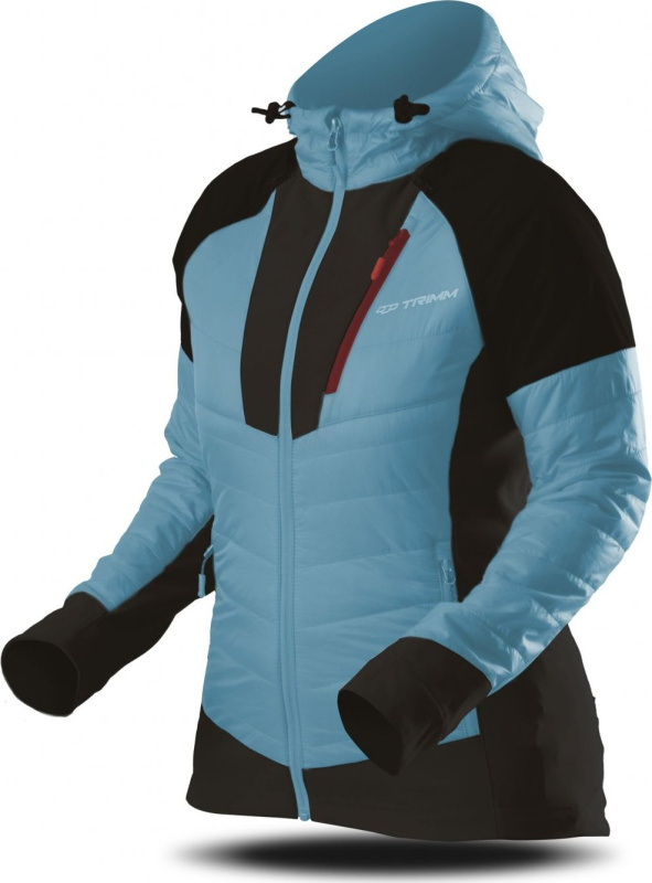 Dámská sportovní bunda TRIMM Contra azure/grafit black Barva: azure/grafit black, Velikost: XXL