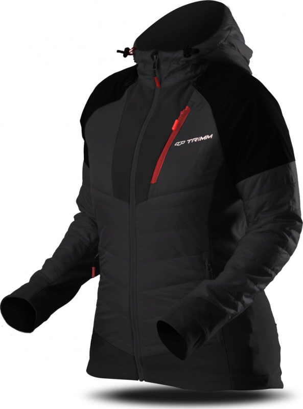 Dámská sportovní bunda TRIMM Contra black/grafit black Barva: black/ grafit black, Velikost: XS
