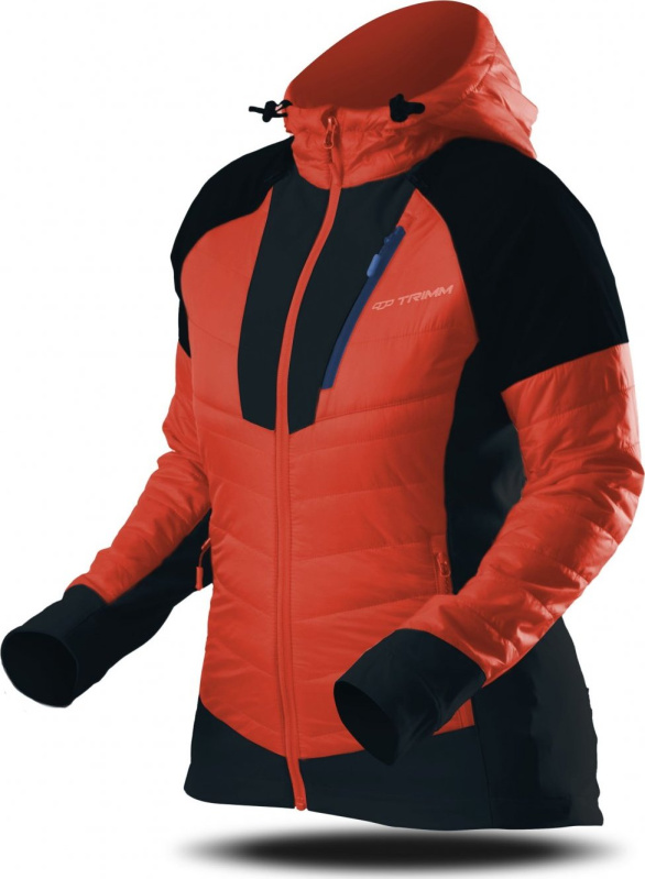 Dámská sportovní bunda TRIMM Contra orange/grafit black Barva: orange/ grafit black, Velikost: S