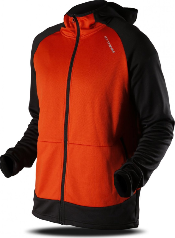 Pánská mikina TRIMM Oasis orange/grafit black Barva: orange/ grafit black, Velikost: 3XL