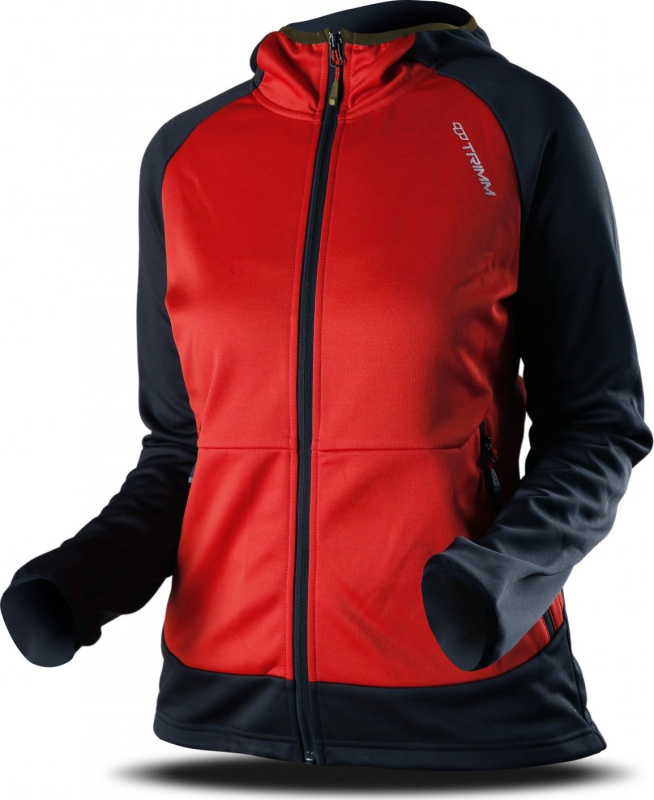 Dámská mikina TRIMM Oasis Lady red/dark navy Barva: red/ dark navy, Velikost: XL