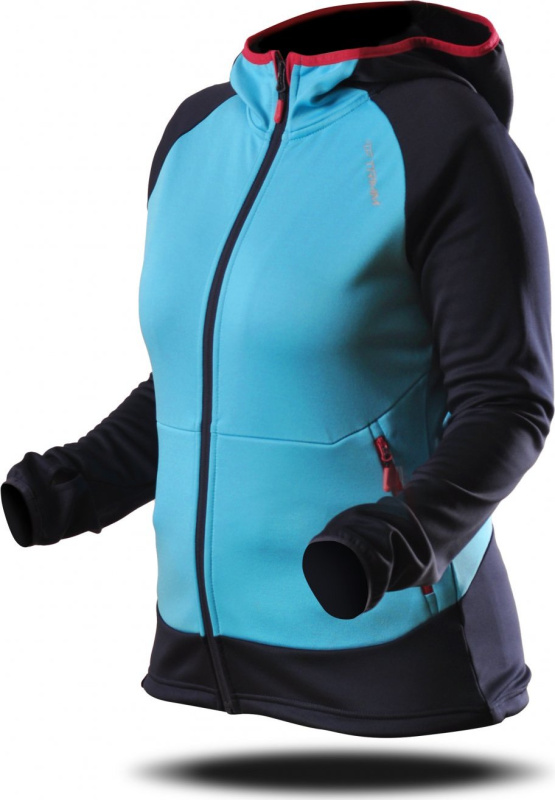 Dámská mikina TRIMM Oasis Lady azure/dark navy Barva: azure/ dark navy, Velikost: XXL