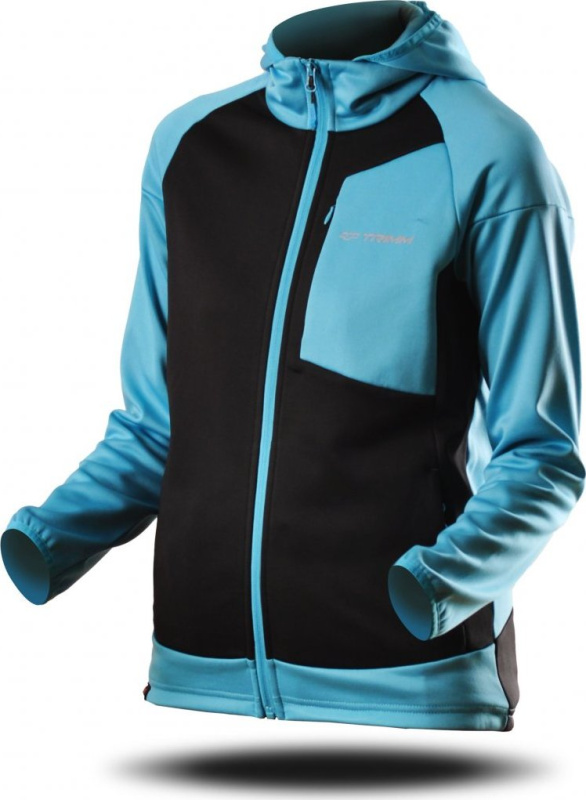Dětská mikina TRIMM Bart Lady Jr azure/black Barva: azure/ black, Velikost: 164