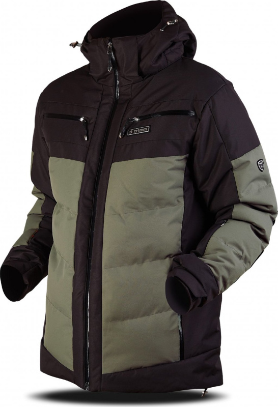 Pánská lyžařská bunda TRIMM VARIO khaki/ black Barva: khaki/ black, Velikost: XXL